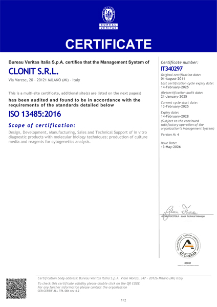 Certifications ISO 9001