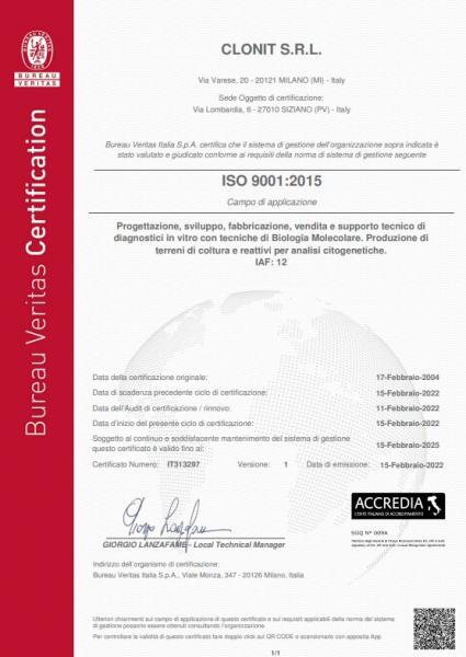 Certification ISO 9001