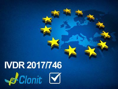 Clonit obtains EU 2017/746 Regulation on In Vitro Diagnostic Medical Devices Certification